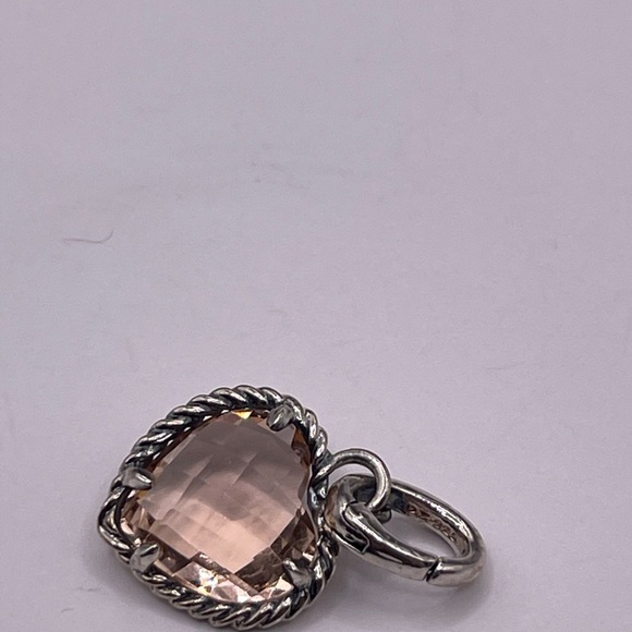 David Yurman Morganite Heart Pendant - Picture 8 of 9